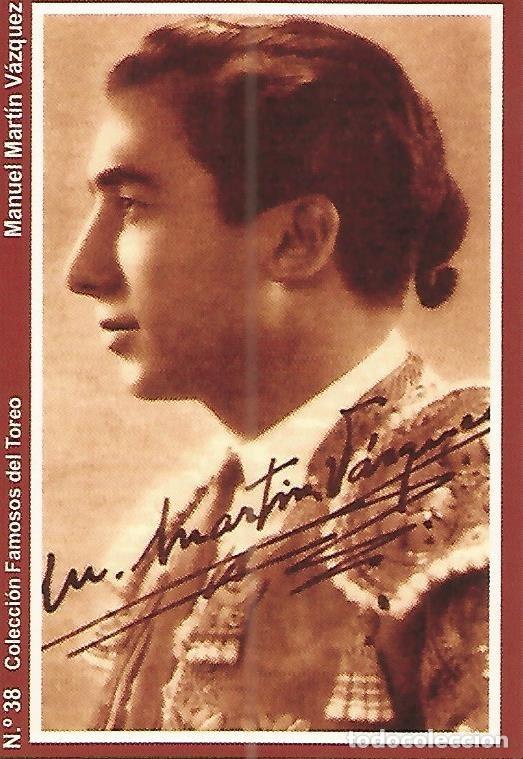Postkarten: CALENDARIO PUBLICITARIO 38: Coleccion Famosos del Toreo: Manuel Martin Vazquez - Varios