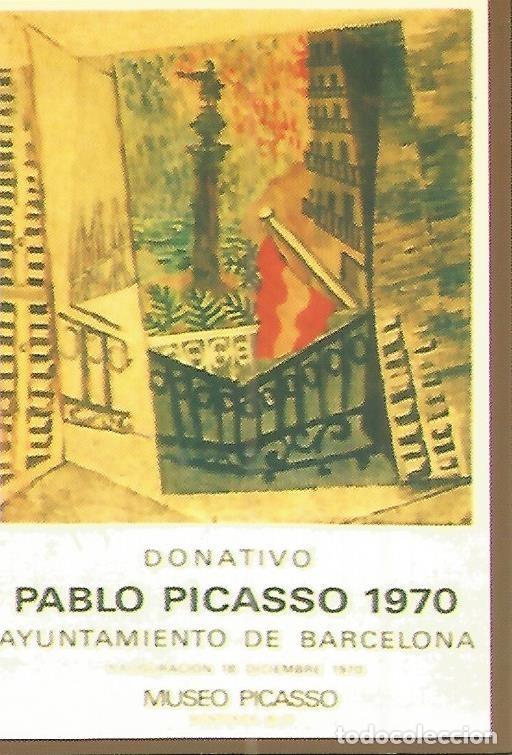 Cartes Postales: CALENDARIO PUBLICITARIO 00226: Donativo Pablo Picasso 1970. Ayuntamiento de Barcelona - Varios