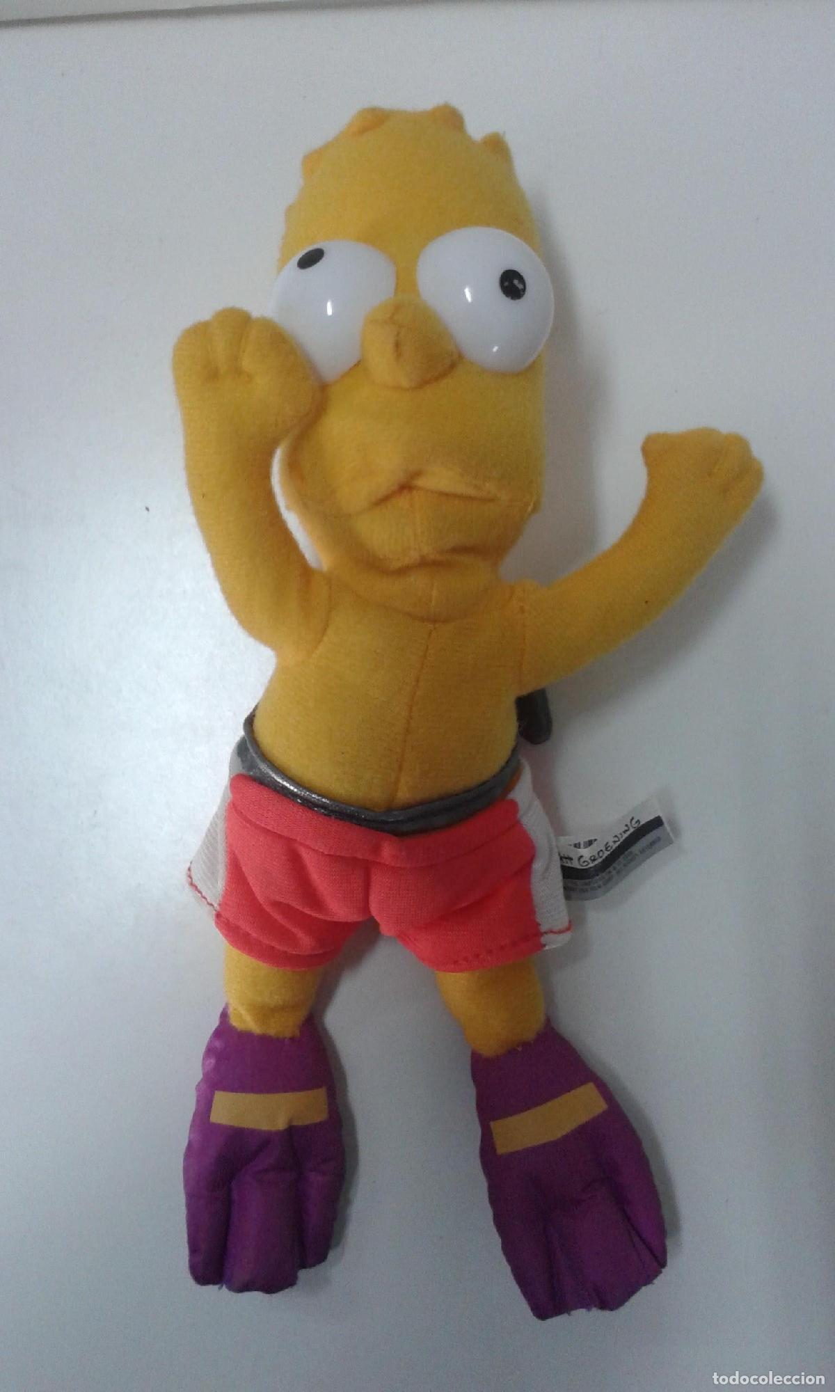 Postales: Figura de goma espuma de Bart Simpson - Foto 1