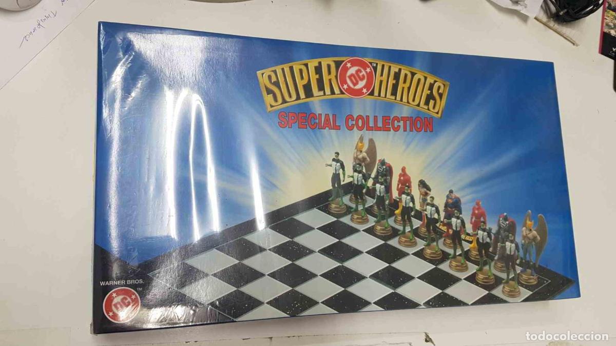 Postales: Juego de ajedrez: Super Heroes DC Special Collection. Warner Bros - NULL - Foto 1
