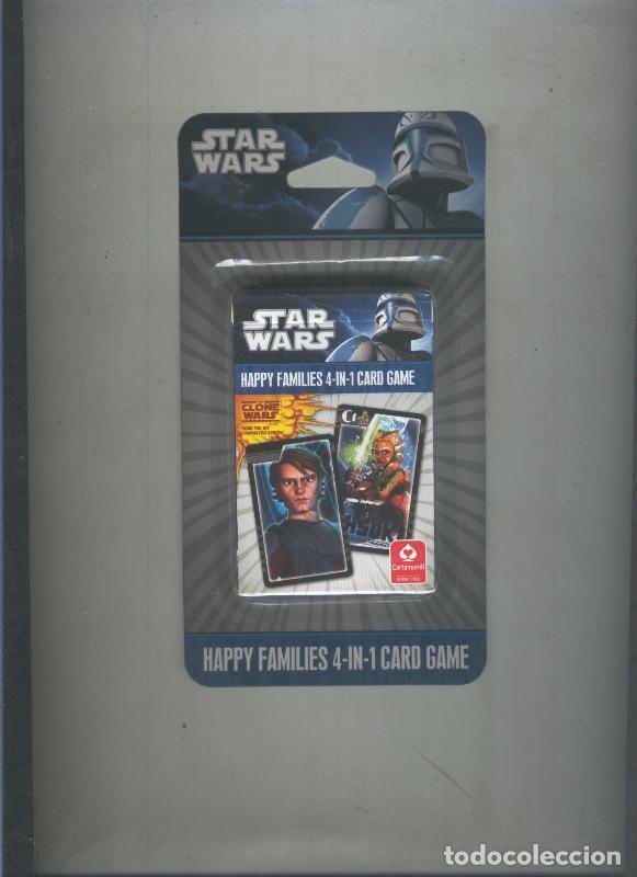 Postkarten: Baraja cartas: Star Wars, Happy Families 4-IN-1 Card Game - Varios