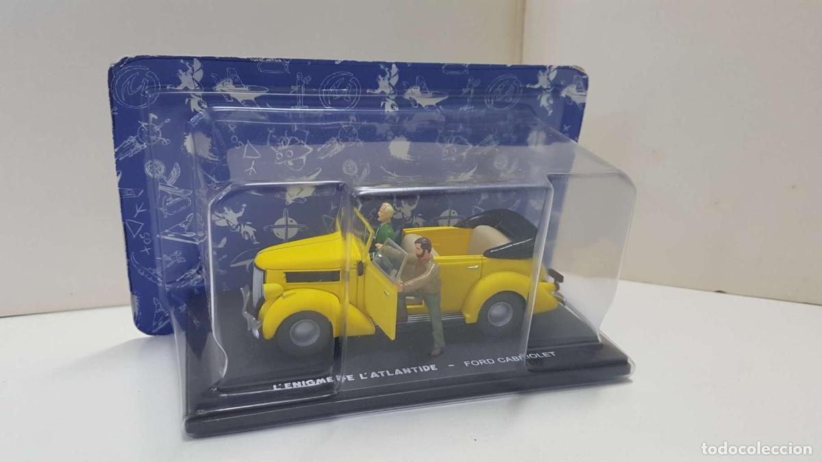 Postcards: Figura: L enigme de l Atlantide - Ford Cabriolet. Dimensiones del blister: 19x11x9 cm. Blake & Morti