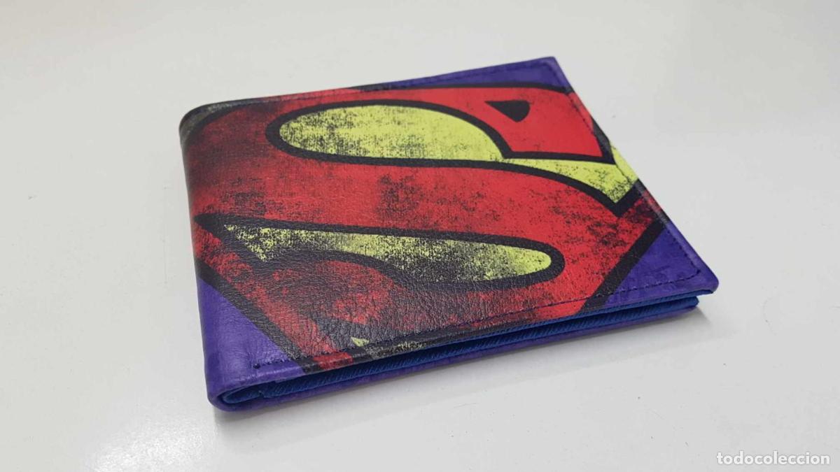 Postales: Cartera de bolsillo (de color lila): Logo de Superman - NULL
