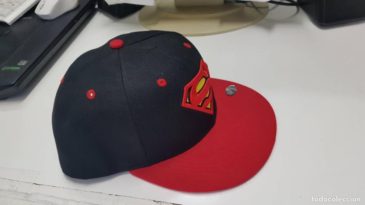 Postales: Gorra negra y roja: con el logo de Superman. Talla unica - NULL - Foto 2