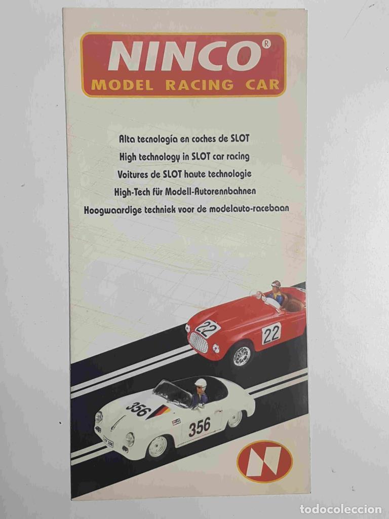 Postcards: Folleto publicitario plegado en acordeon: Ninco Model Racing, recambios, alta tecnologia en coches d