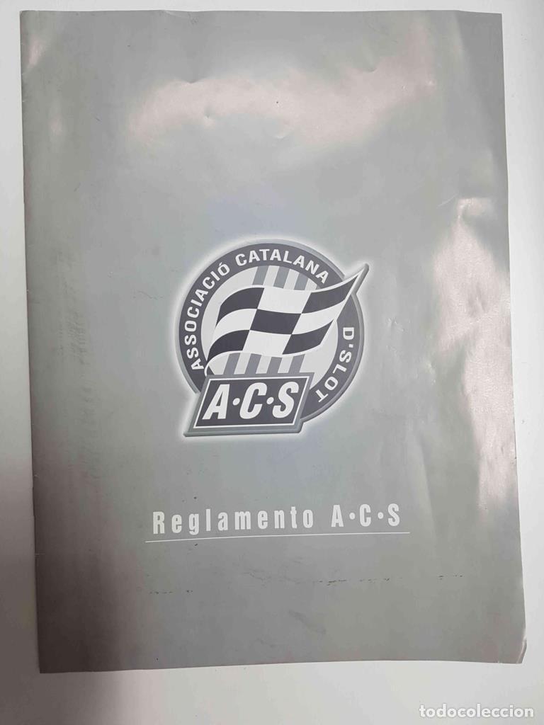 Postcards: Reglamento: ACS, Assciacio Catalana de Slot. Reglamento deportivo y tecnico - NULL