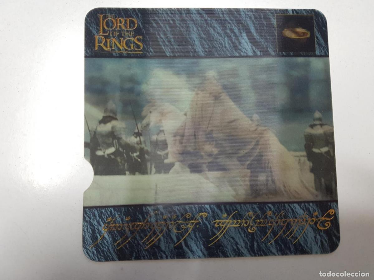 Postcards: Cromo / Carta holografico: The Lord of The Rings: Gandalf el Blanco en las Minas Tirith. Pertenece a
