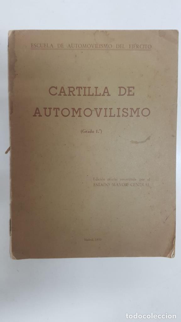 Postcards: Cartilla: de Automovilismo (Grado 1). Escuela de Automovilismo del ejercito - NULL