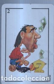 Postkarten: Baraja El Jueves: carta con Asensi del F.C.Barcelona -