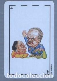 Cartoline: Baraja El Jueves: carta con Pilar Franco y Giron -