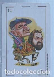 Postcards: Baraja El Jueves: carta con Monton y Letamendi -