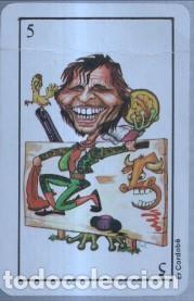 Postales: Baraja El Jueves: carta con Manuel Benitez: El Cordobes -