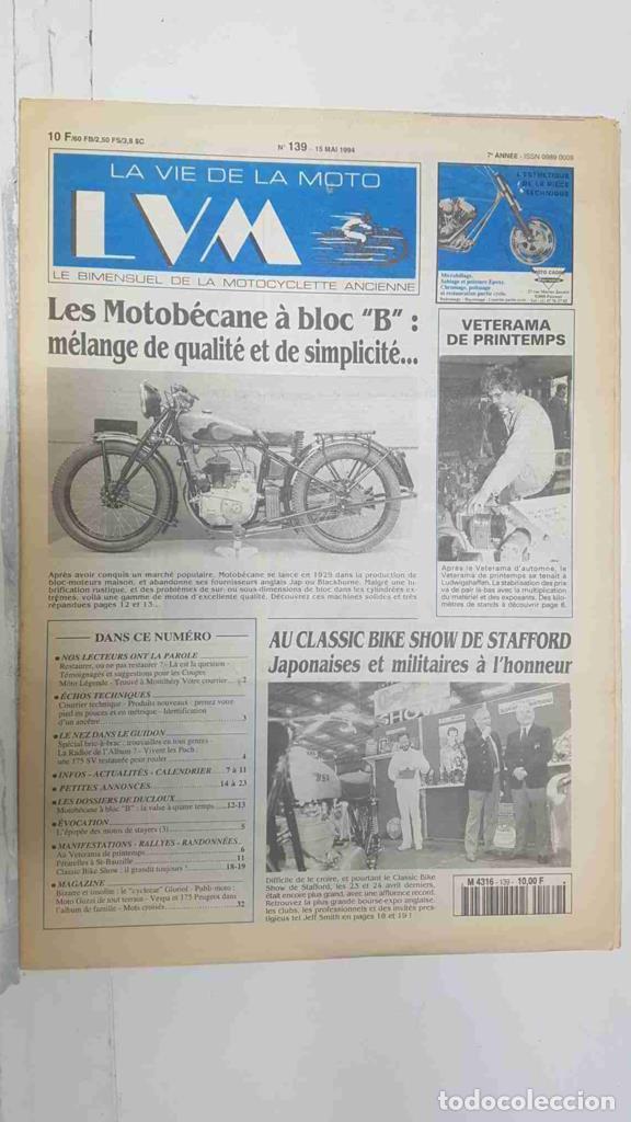 Postcards: La vie de la moto LVM numero 139 - 15 mai 1994 - Les Motob&eacute;cane a bloc B melange de qualite et de s