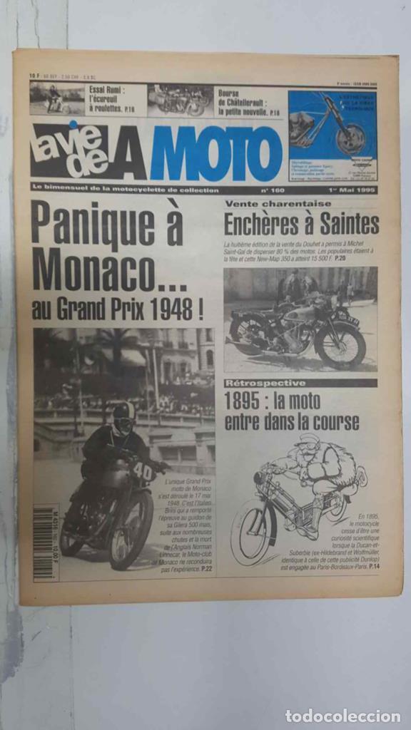 Cartoline: La Vie de la Moto, Numero 160: 1er mai 1995 - Panique a Monaco... au Grand Prix 1948 - varios