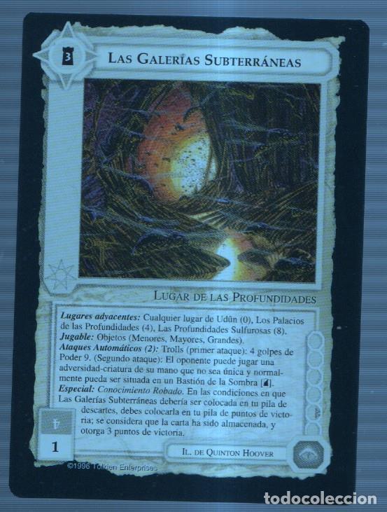 Postales: Carta El Se&ntilde;or de los anillos: Servidores de la oscuridad: LAS GALERIAS SUBTERRANEAS - NULL