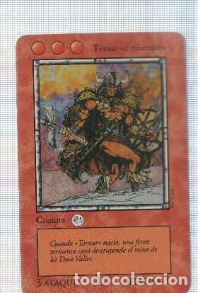 Postales: Carta roja: Tornar el miserable - Juego de Cartas Coleccionable La Ira del Dragon. Ilustracion: Ando