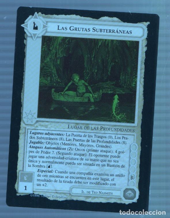 Postales: Carta El Se&ntilde;or de los anillos: Servidores de la oscuridad: LAS GRUTAS SUBTERRANEAS - NULL
