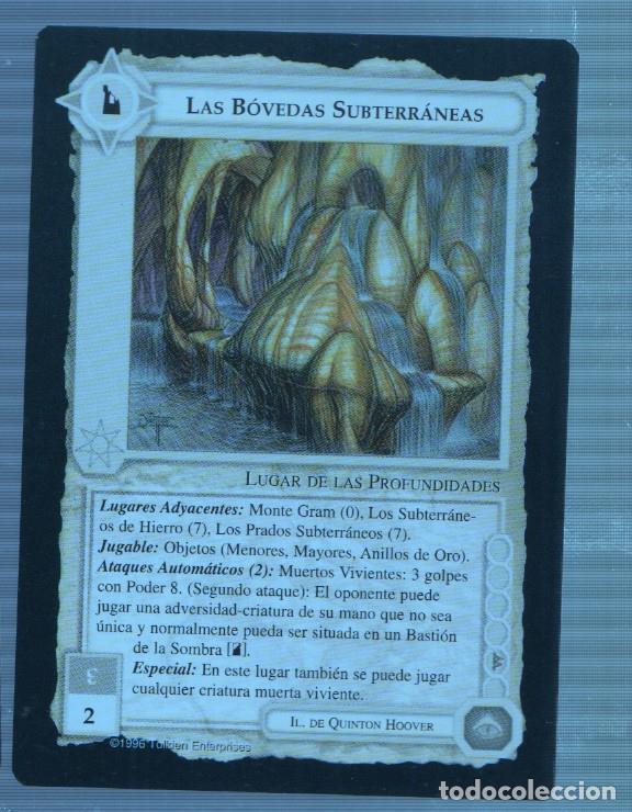 Postales: Carta El Se&ntilde;or de los anillos: Servidores de la oscuridad: LAS BOVEDAS SUBTERRANEAS - NULL