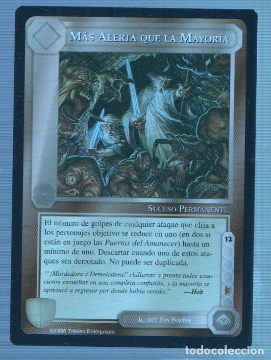 Postales: Carta El Se&ntilde;or de los anillos: Servidores de la oscuridad: MAS ALERTA QUE LA MAYORIA - NULL