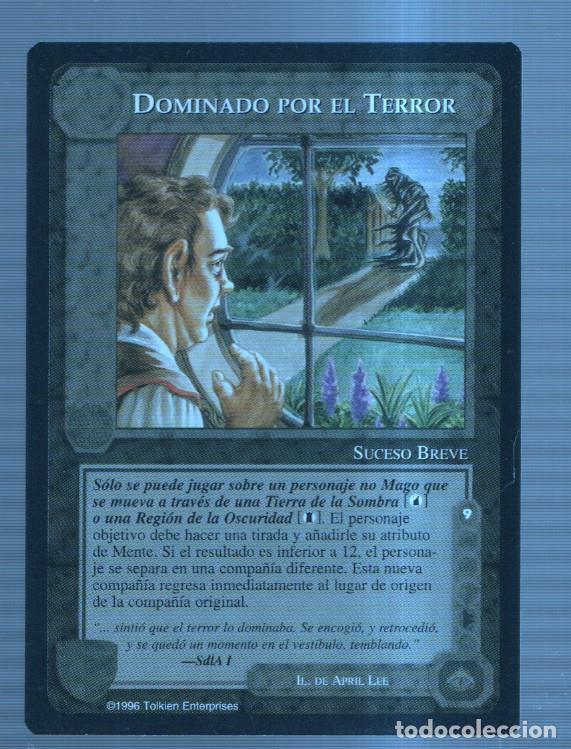 Postales: Carta El Se&ntilde;or de los anillos: Servidores de la oscuridad: DOMINADOS POR EL TERROR - NULL