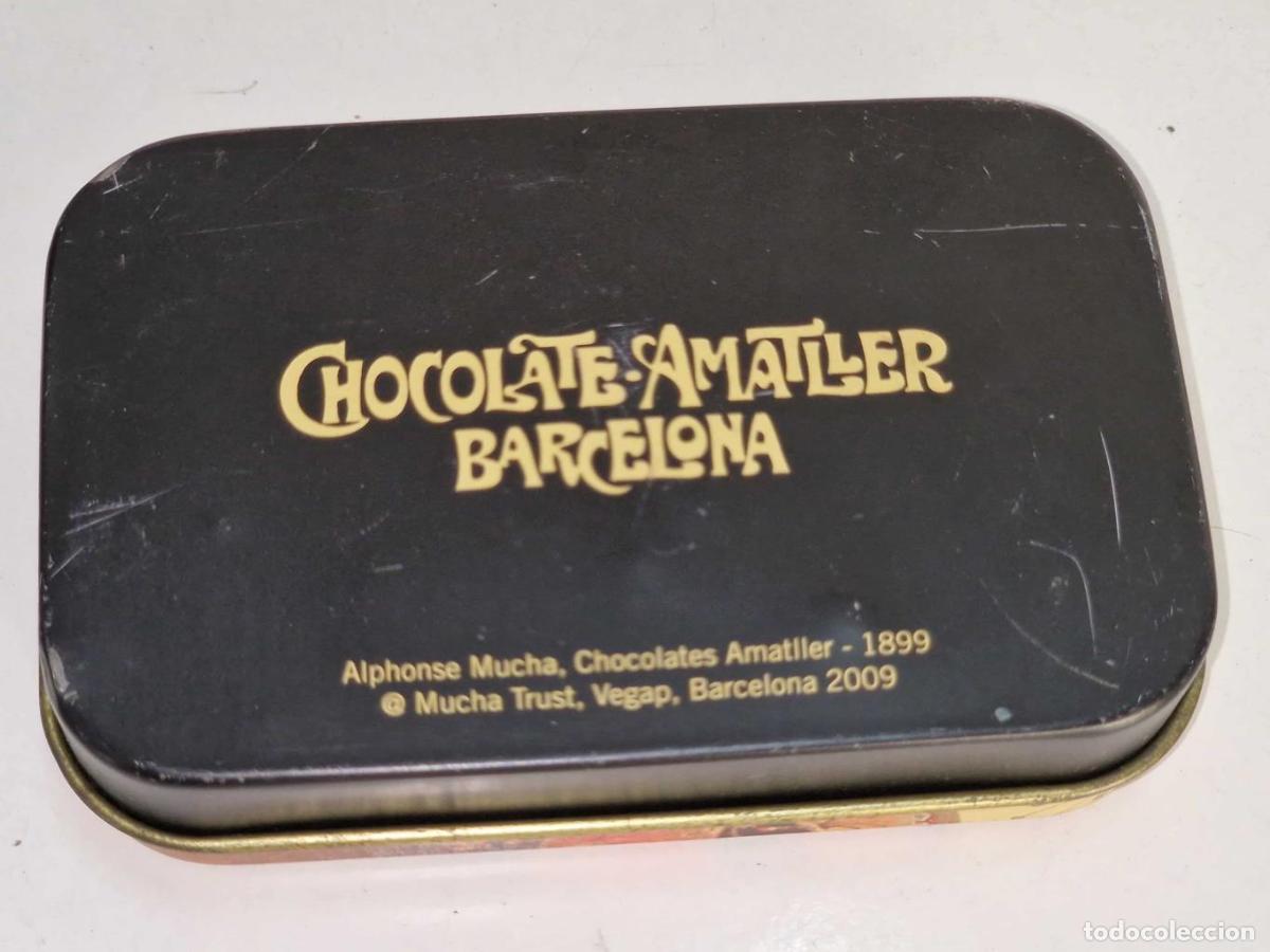 Cartes Postales: Caja de metal: Chocolate Amatller Barcelona - NULL