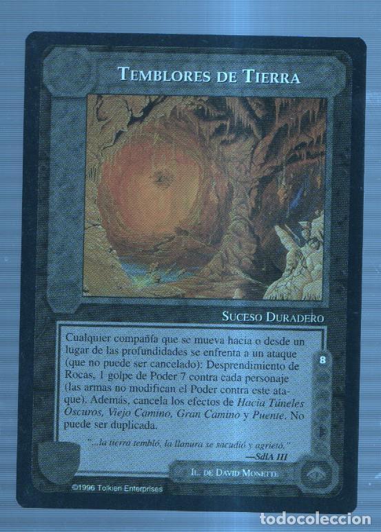Postales: Carta El Se&ntilde;or de los anillos: Servidores de la oscuridad: TEMBLORES DE TIERRA - NULL