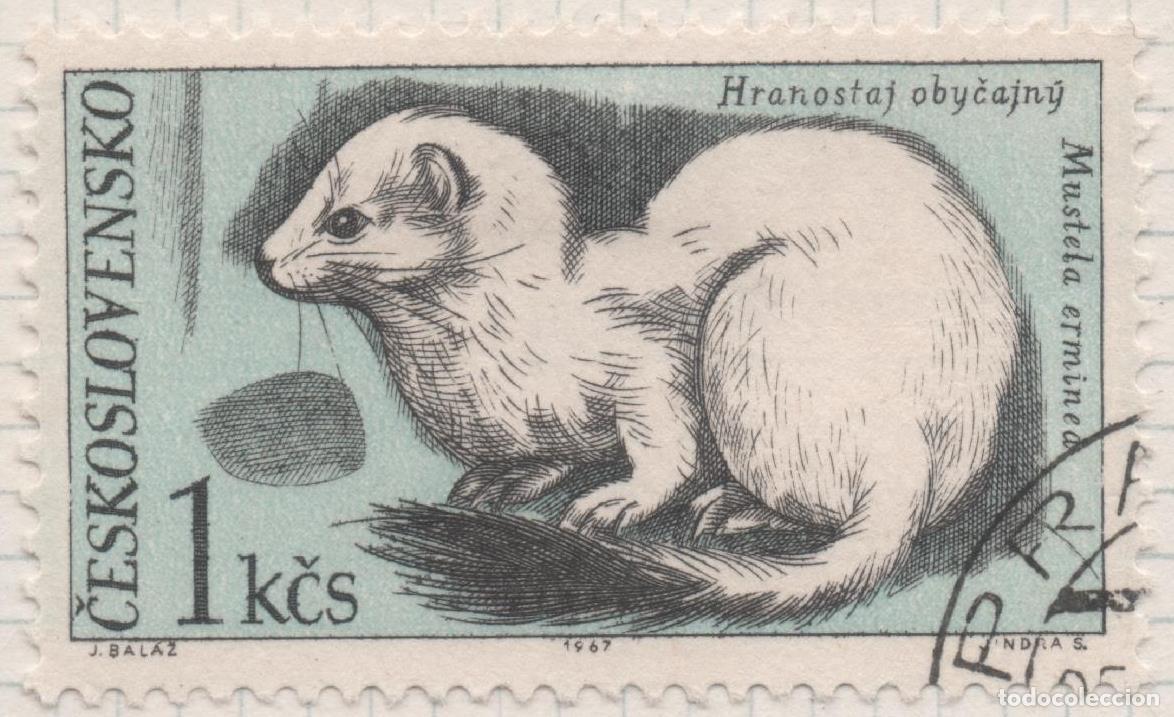 Postkarten: Sello E01444: hoja 92, Checoslovqquia: Sello Multicolor, dentado. Fauna del parque nacional de Tatra