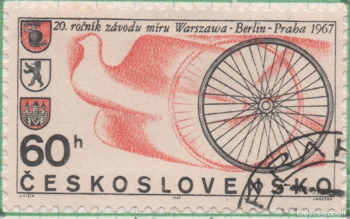 Postkarten: Sello E01424: hoja 91, Checoslovaquia: Sello Rojo y gris, dentado. Acontecimientos Deportivos. 20&ordf;