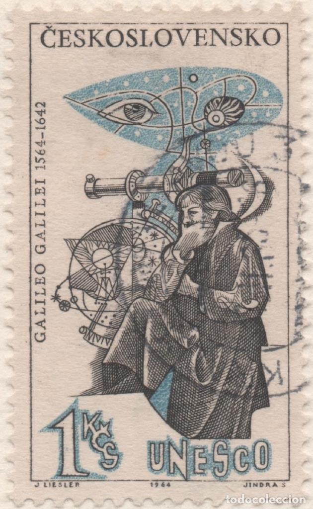 Postcards: Sello E01186: hoja 78, Checoslovaquia: Selo Gris y azul, dentado. Aniversarios culturales. UNESCO. G