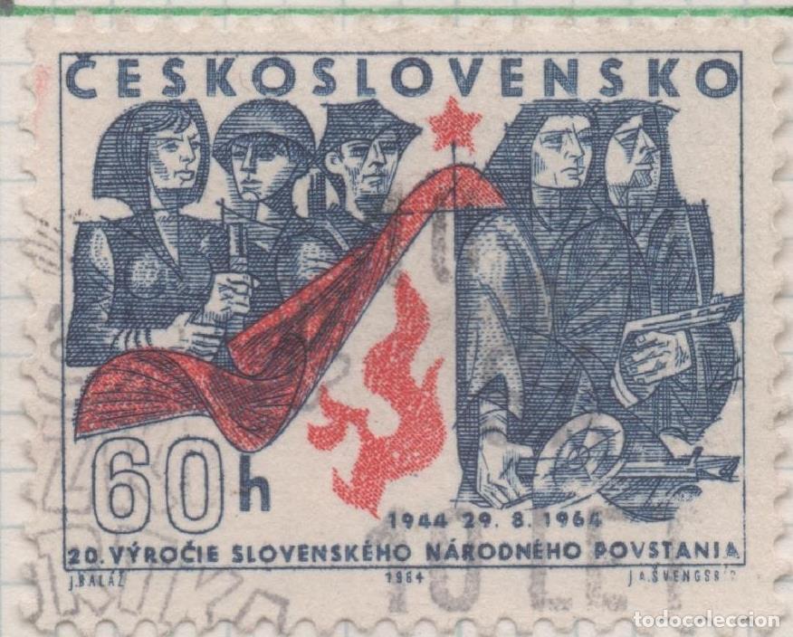 Postcards: Sello E01204: hoja 79, Checoslovaquia: Sello Azul y rojo, dentado. 20&ordm; Aniv de los combates de Dukla