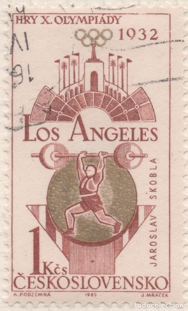 Cartes Postales: Sello E01251: hoja 81, Checoslovaquia: Sello Marron y oro, dentado. Medallas Ol&iacute;mpicas de Checoslova