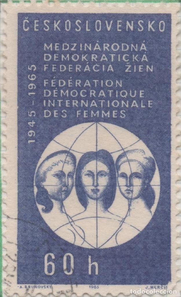 Postcards: Sello E01276: hoja 82, Checoslovaquia: Sello Azul y blanco, dentado. 20 Aniversario de la Federaci&oacute;n