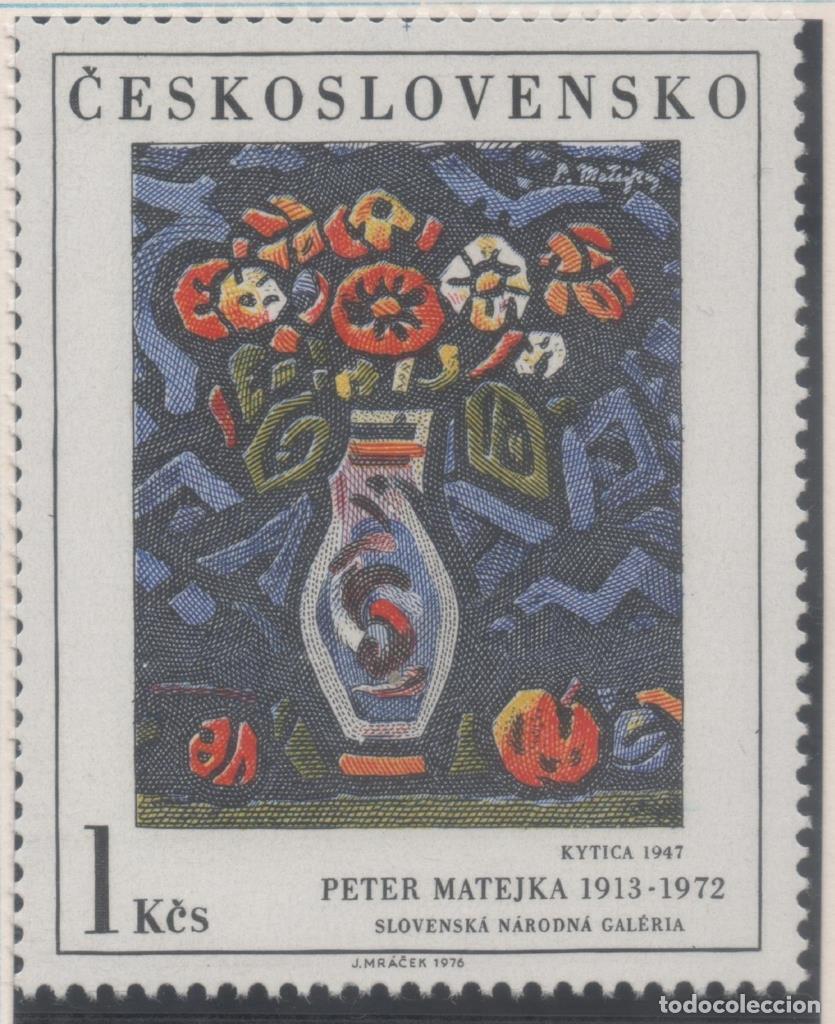 Postais: Sello E01992: hoja 134, Checoslovaquia: Sello Multicolor, dentado. Pinturas de la Galer&iacute;a Nacional d