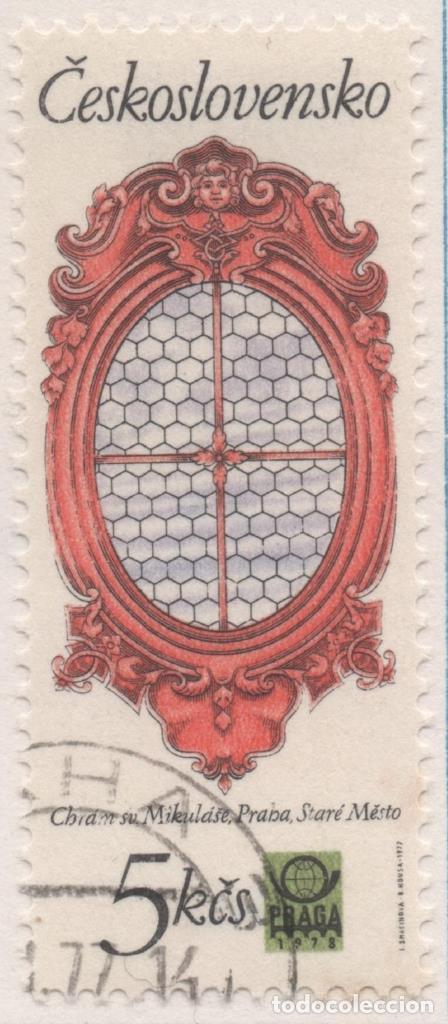 Postais: Sello E02016: hoja 136, Checoslovaquia: Sello Multicolor, dentado. Iglesia de San Nicol&aacute;s, 5 Koruny