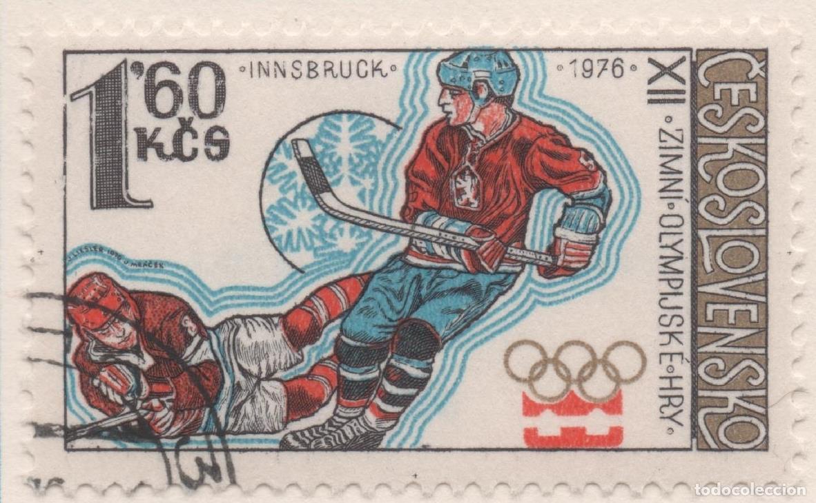 Cartes Postales: Sello E01972: hoja 132, Checoslovaquia: Sello Multicolor, dentado. Juegos Ol&iacute;mpicos de Invierno en I