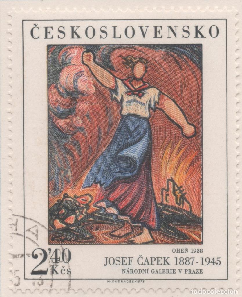 Cartes Postales: Sello E01958: hoja 131, Checoslovaquia: Sello Multicolor, dentado. Pinturas de la Galer&iacute;a Nacional d