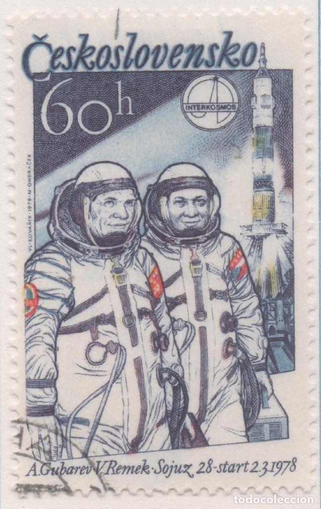 Cartoline: Sello E02094: hoja 145, Checoslovaquia: Sello Multicolor, dentado. 1er aniv del Vuelo Espacial Checo