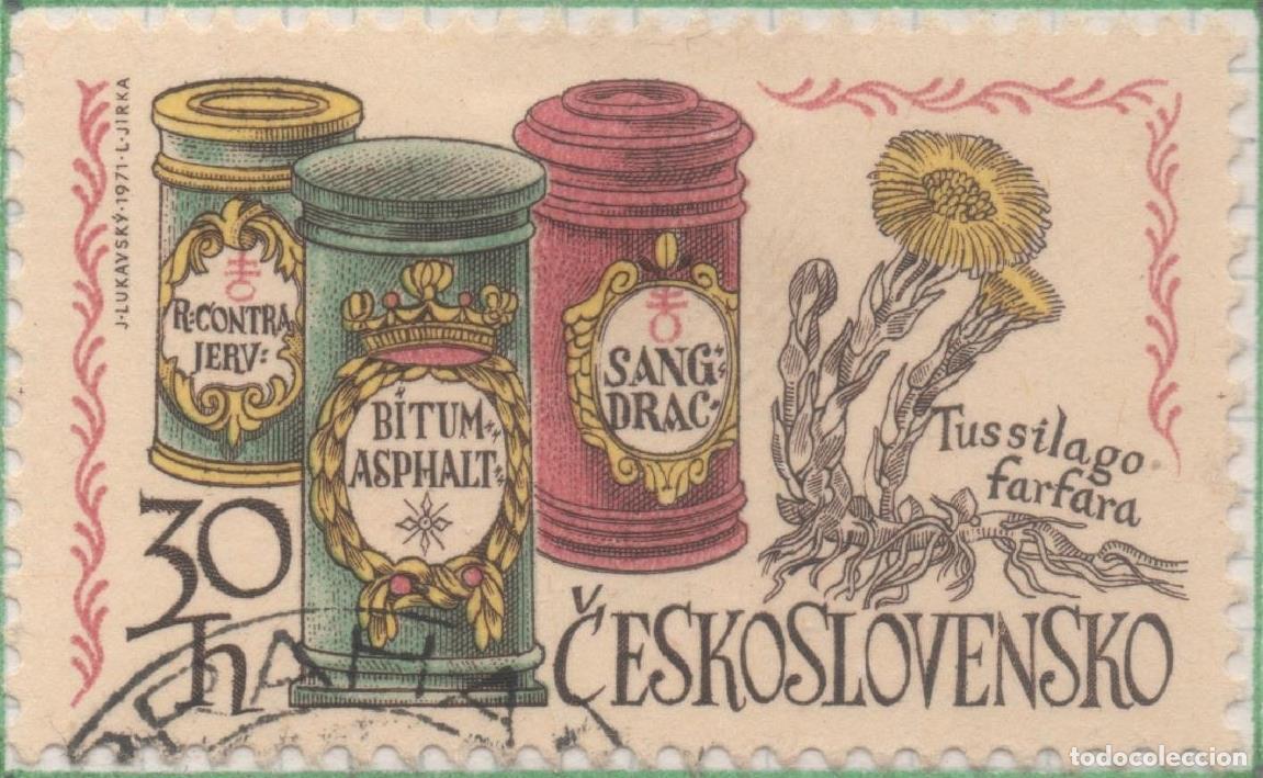 Postales: Sello E01713: hoja 111, Checoslovaquia: Sello Multicolor, dentado. VI Congreso Internacional de Farm