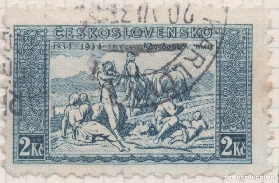 Cartes Postales: Sello E00166: hoja 14, Checoslovaquia: Sello Azul dentado. Cent. Himno Nacional, 2 Koruny - Varios