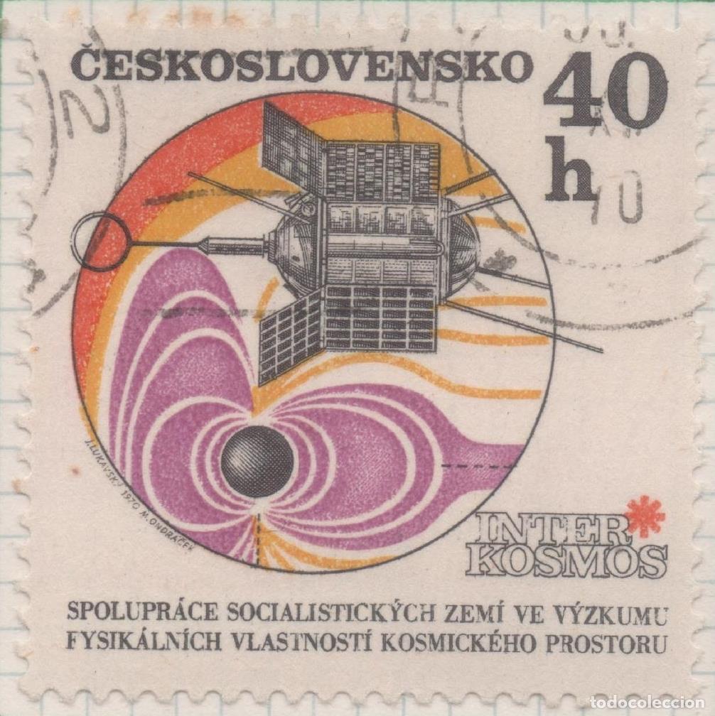 Postales: Sello E01665: hoja 108, Checoslovaquia: Sello Multicolor, dentado. Programa de Investigaci&oacute;n Espacia