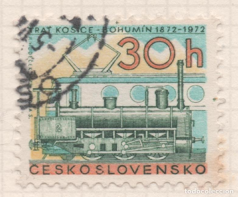 Postales: Sello E01755: hoja 114, Checoslovaquia: Sello Multicolor, dentado. I Centenario de la l&iacute;nea ferrovia