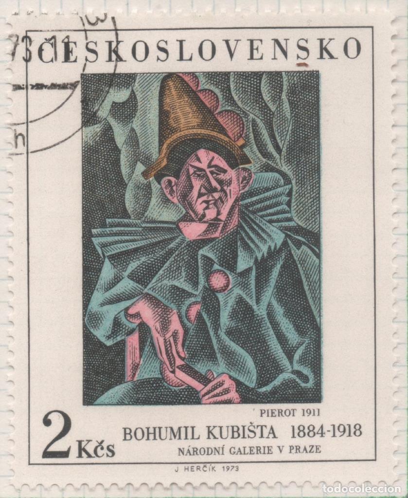 Postales: Sello E01850: hoja 121, Checoslovaquia: Sello Multicolor,dentado. Pinturas de la Galer&iacute;a Nacional de