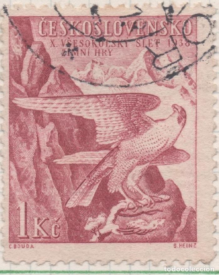 Postkarten: Sello E00209: hoja 17, Checoslovaquia: Sello Granate dentado. Juegos de Sokols, 1 Koruna - Varios