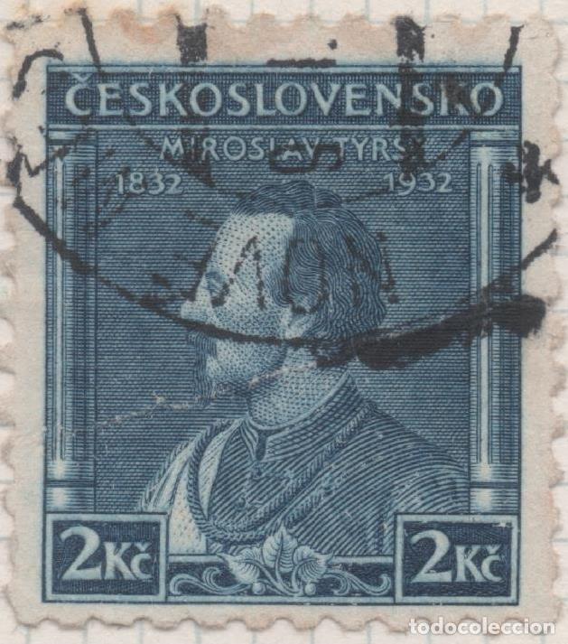Postkarten: Sello E00155: hoja 14, Checoslovaquia: Sello Azul oscuro dentado. Aniv. De Miroslav Tyrs fundador de