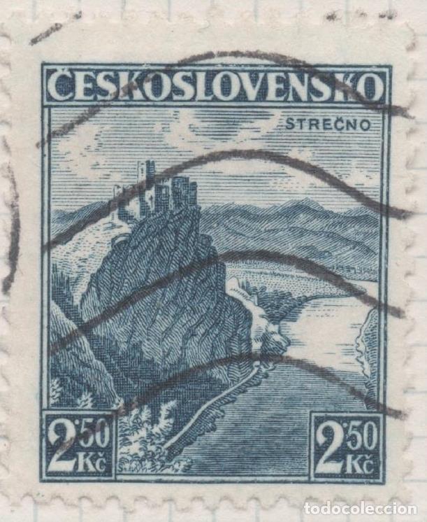 Postcards: Sello E00187: hoja 16, Checoslovaquia: Sello Azul oscuro dentado. Strecno, 2,50 Koruny - Varios