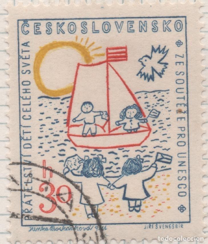 Cartes Postales: Sello E00851: hoja 58, Checoslovaquia: Sello Multicolor dentado. UNESCO, 30 Haleru - Varios