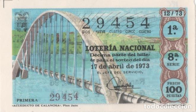 Postcards: Loteria E00186: hoja n&ordm; 15. Loteria Nacional. N&ordm; 29454, serie 8&ordf;, fracci&oacute;n 1&ordf;, precio 100 pesetas, s