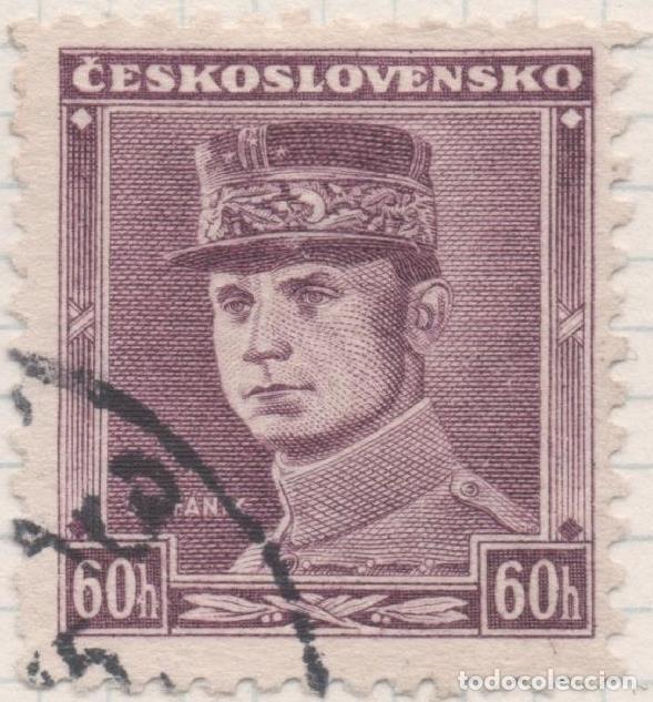 Postcards: Sello E00182: hoja 15, Checoslovaquia: Sello Morado oscuro dentado. Stefanik, 60 Haleru - Varios