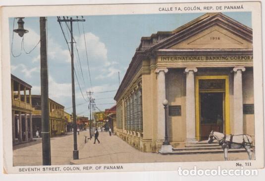 Postales: Panam&aacute;.. col&oacute;n, calle 7a. sin usar - Foto 1