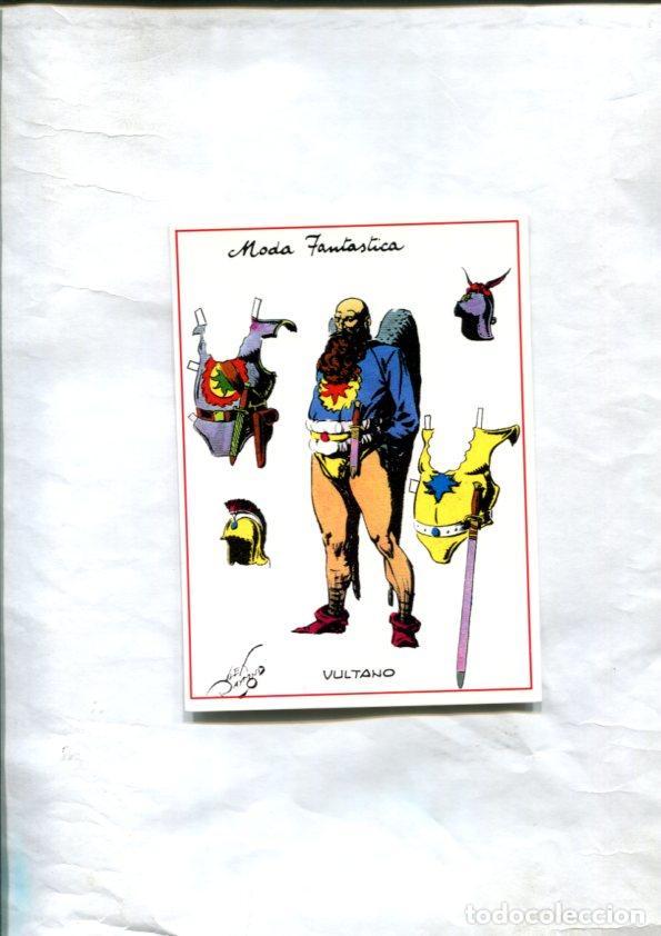 Postales: Postal / Postcard: El Boletin serie 5 numero 11 de 12: Flash Gordon: Moda Fantastica: Vultano - Silv